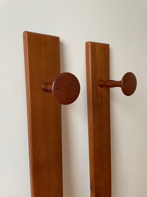 Mid-Century Danish Teak Wall Hooks by Aksel Kjersgaard, 1960s-WSA-1020578