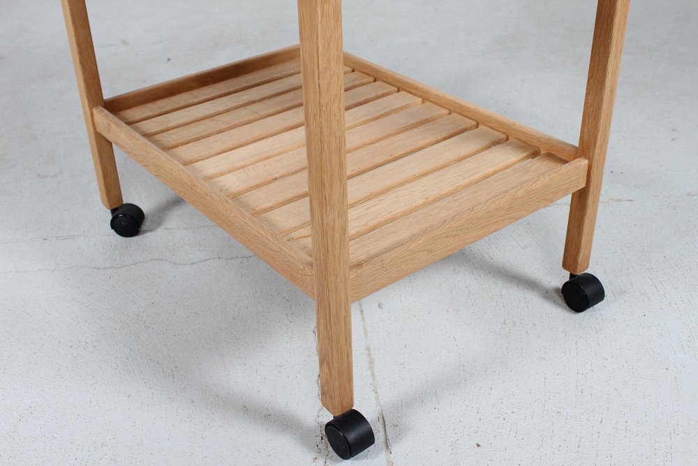 Mid-Century Danish Trolley in Oak by Kurt Østervig for Kp Møbler, 1980s