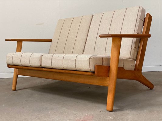 Mid-Century Danish Two-Seater Sofa in Oak by Hans J. Wegner for Getama-GON-1335308