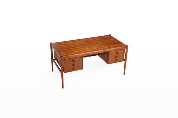 Mid-Century Danish Writing Desk attributed to Randers Møbelfabrik, 1960s-RNH-2016187