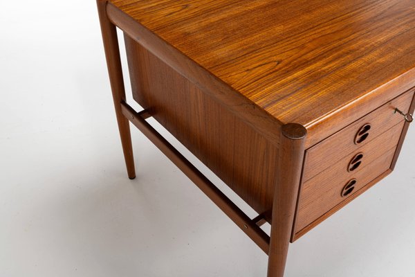 Mid-Century Danish Writing Desk attributed to Randers Møbelfabrik, 1960s-RNH-2016187