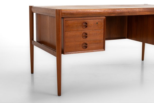 Mid-Century Danish Writing Desk attributed to Randers Møbelfabrik, 1960s-RNH-2016187