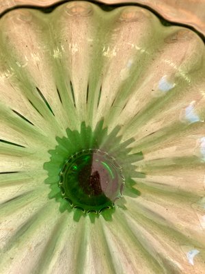 Mid-Century Decorative Green Cut Glass Cup, 1960s-NOU-819935