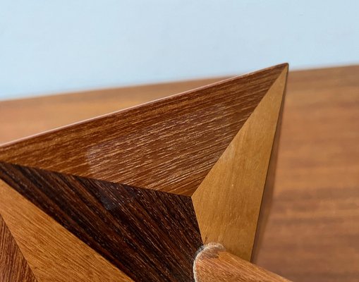 Mid-Century Decorative Wooden Tripod Bowl, 1960s-UAH-1796686