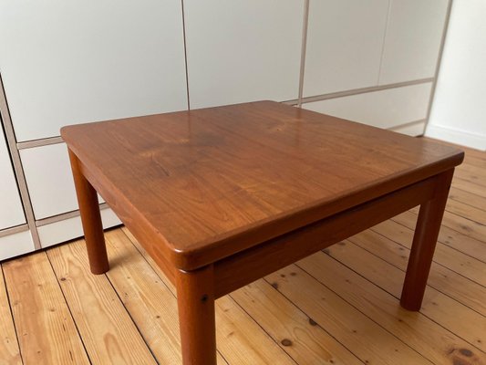 Mid-Century Design Danish Vintage Teak Coffee Side Table, 1960s-WSA-1151632