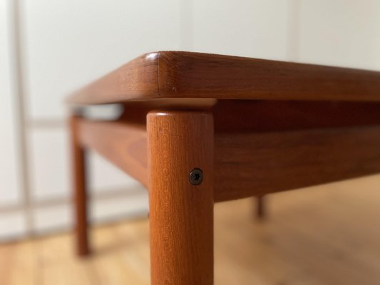 Mid-Century Design Danish Vintage Teak Coffee Side Table, 1960s-WSA-1151632