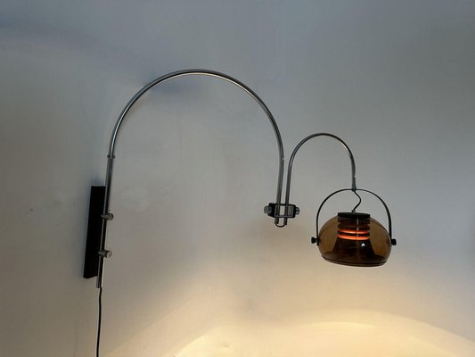 Mid-Century Design Dijkstra Arc Wall Lamp, 1970s-BGP-2020849