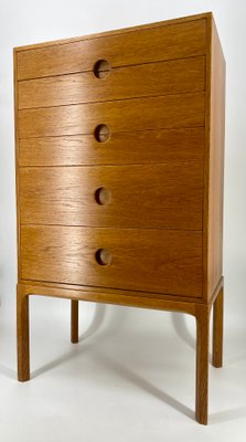 Mid-Century Design Drawer Chest No 385 in Teak by Aksel Kjersgaard for Odder, Denmark, 1960s-CZ-2018316