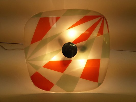 Mid-Century Design Glass Pendant from Napako, 1960s-TZ-828868