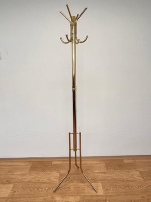 Mid-Century Design Gold Coloured Coat Hanger, 1985-TZ-2018692