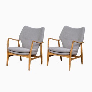 Mid-Century Design Lounge Chairs by Madsen & Schubell, Set of 2-ZGQ-773308