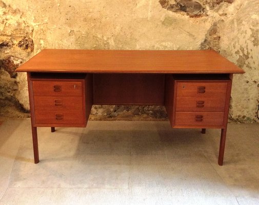 Mid-Century Desk attributed to Erik Brewer for Brewer Mobelfabrik, 1960s-MCB-1819220