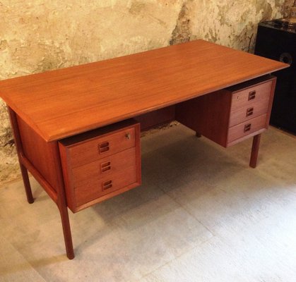 Mid-Century Desk attributed to Erik Brewer for Brewer Mobelfabrik, 1960s-MCB-1819220