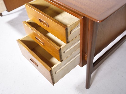 Mid-Century Desk in Teak by Arne Vodder & Anton Borg, 1960-LVS-1820258