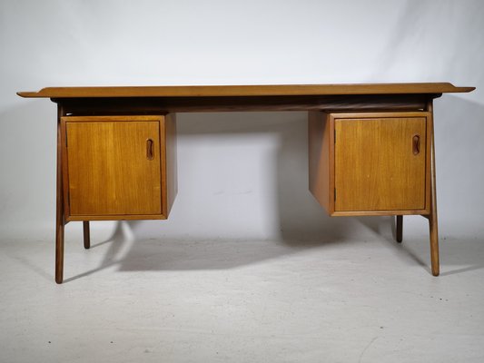 Mid-Century Desk in Teak by Arne Vodder & Anton Borg, 1960-LVS-1820258