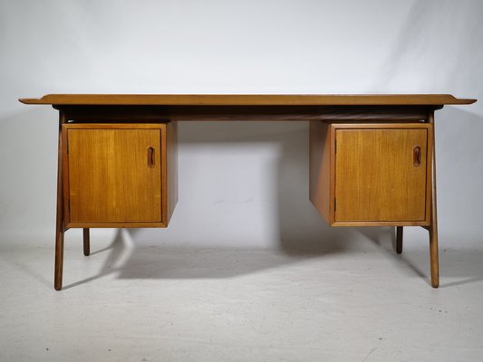 Mid-Century Desk in Teak by Arne Vodder & Anton Borg, 1960-LVS-1820258