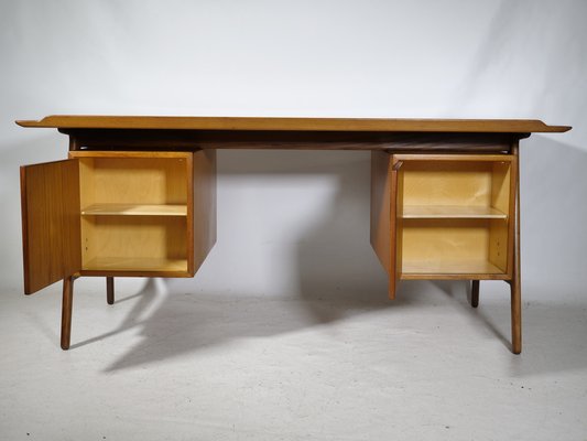 Mid-Century Desk in Teak by Arne Vodder & Anton Borg, 1960-LVS-1820258