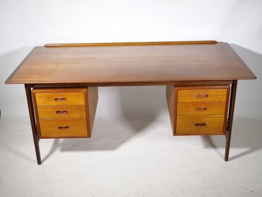 Mid-Century Desk in Teak by Arne Vodder & Anton Borg, 1960-LVS-1820258