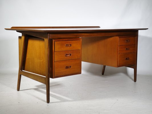 Mid-Century Desk in Teak by Arne Vodder & Anton Borg, 1960-LVS-1820258