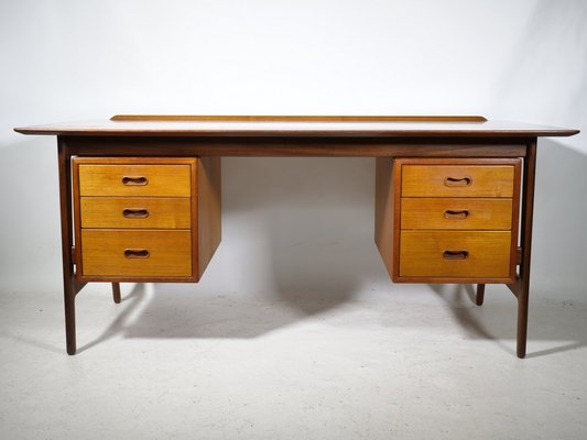 Mid-Century Desk in Teak by Arne Vodder & Anton Borg, 1960-LVS-1820258