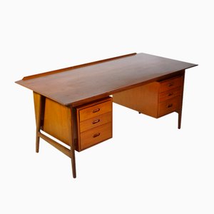 Mid-Century Desk in Teak by Arne Vodder & Anton Borg, 1960-LVS-1820258