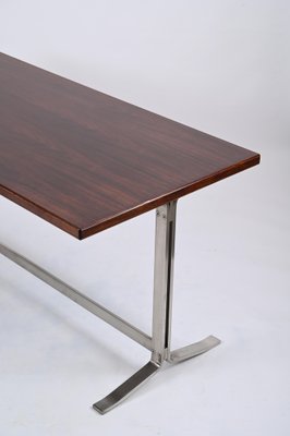 Mid-Century Desk in Walnut and Steel attributed to Moscatelli for Formanova, Italy, 1965-JDR-1750904