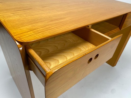 Mid-Century Desk in Wood attributed to Derk Jan De Vries, 1960s-KKZ-1814248