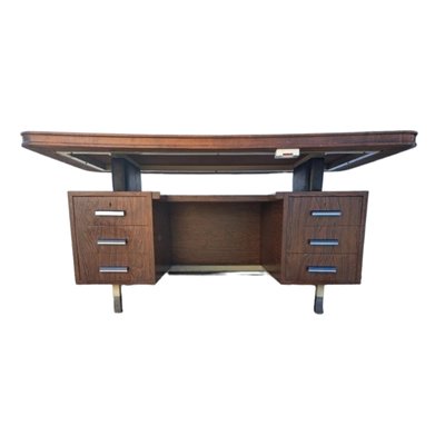 Mid-Century Desk with Drawers-TCS-1740985