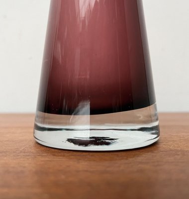 Mid-Century Diabolo Glass Vase from Ingrid Glas, Germany, 1960s-UAH-1776063