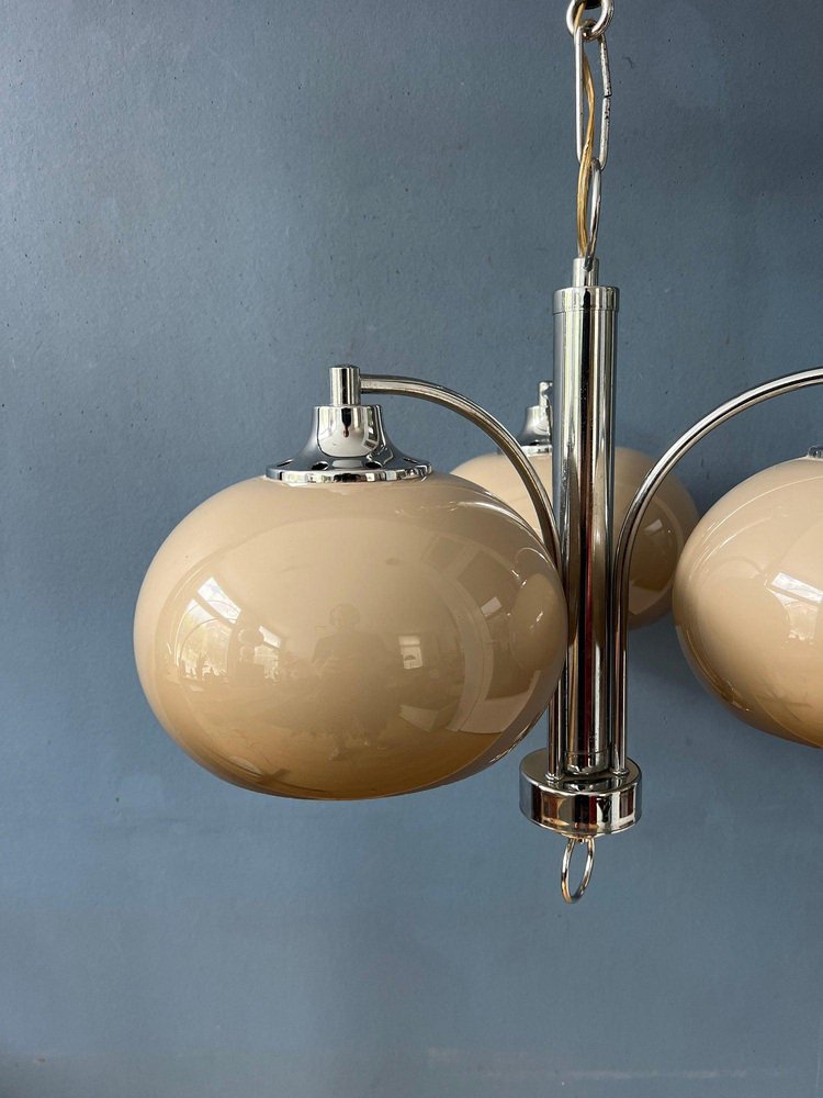 Mid-Century Dijkstra Space Age Mushroom Chandelier Pendant Lamp