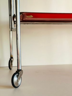 Mid-Century Dinette Foldable Serving Trolley, 1950s-ALG-1417630