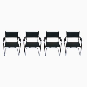 Mid-Century Dining Chairs attributed to Mart Stam, 1969, Set of 4-EI-1408665