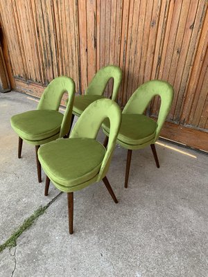 Mid-Century Dining Chairs by Antonín Šuman for Tatra Nábytok, 1960s, Set of 4-OXJ-1284349