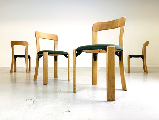 Mid-Century Dining Chairs by Bruno Rey for Dietiker, 2010s, Set of 4-QDV-2032279