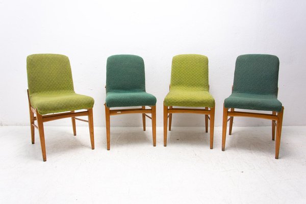 Mid-Century Dining Chairs by Miroslav Navrátil, 1960s, Set of 4-HXT-1120275