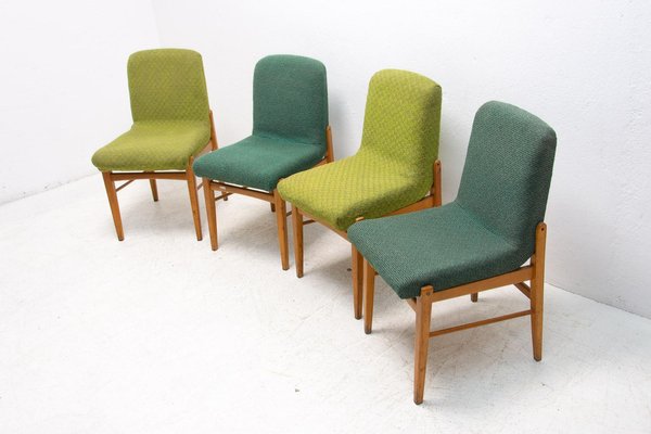 Mid-Century Dining Chairs by Miroslav Navrátil, 1960s, Set of 4-HXT-1120275