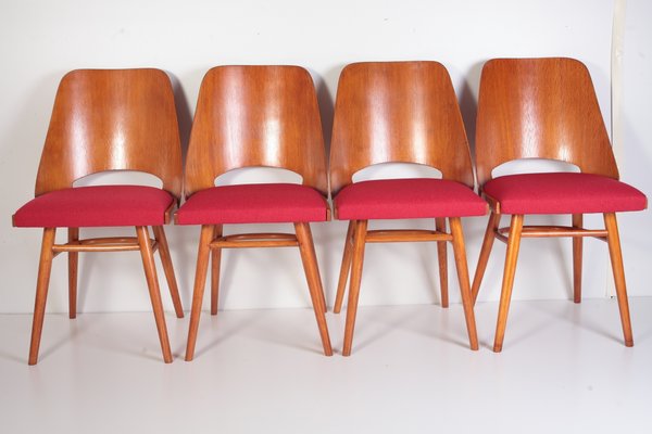 Mid-Century Dining Chairs by Oswald Heardtl for Ton, 1960s, Set of 4-ALG-2017540