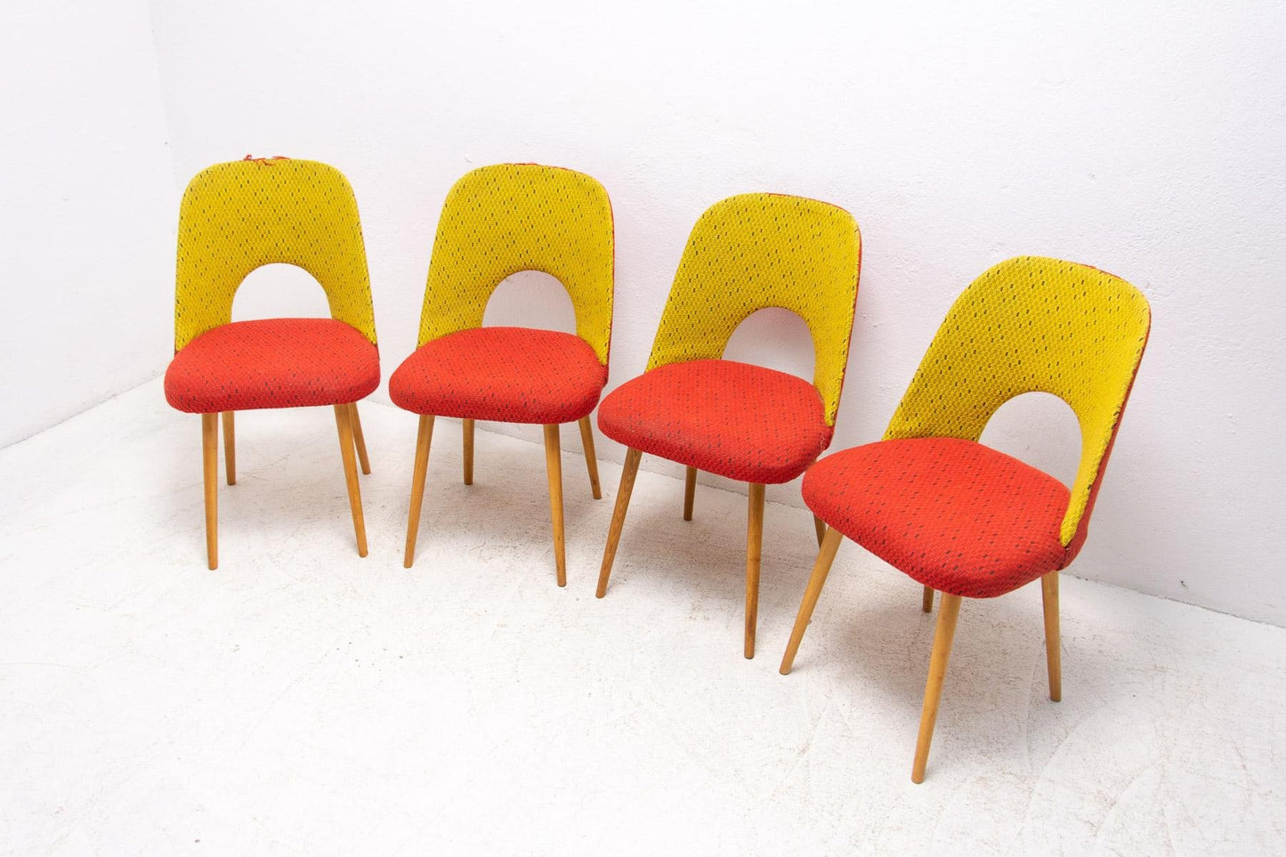 Mid-Century Dining Chairs by Radomír Hofman, 1960s, Set of 4