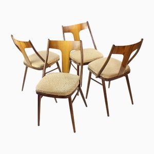 Mid-Century Dining Chairs, Czechoslovakia, 1960s, Set of 4-UL-1192048