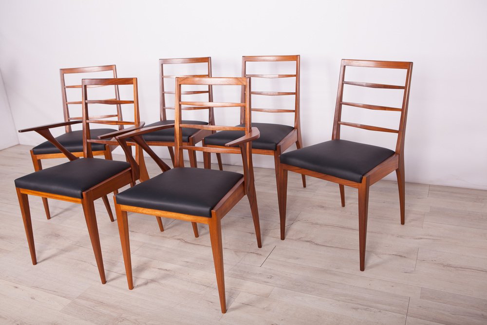 Mid-Century Dining Chairs from McIntosh, 1960s, Set of 6