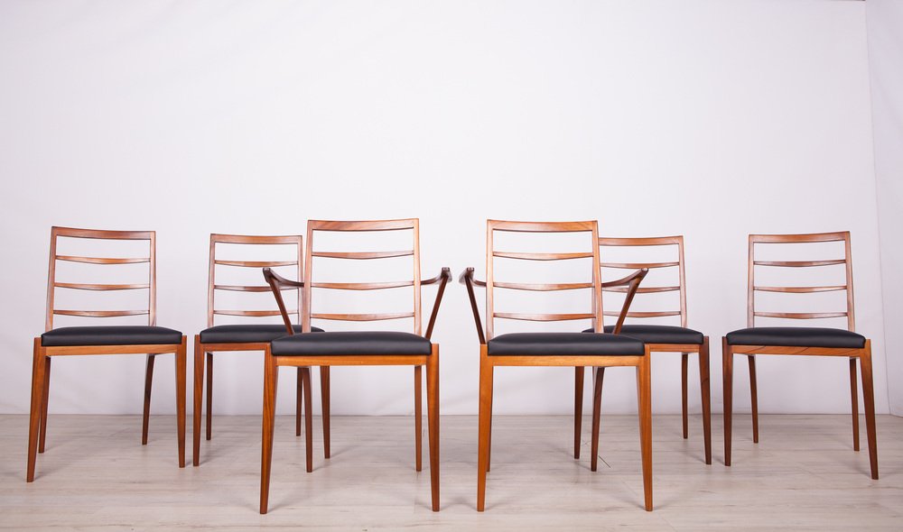 Mid-Century Dining Chairs from McIntosh, 1960s, Set of 6