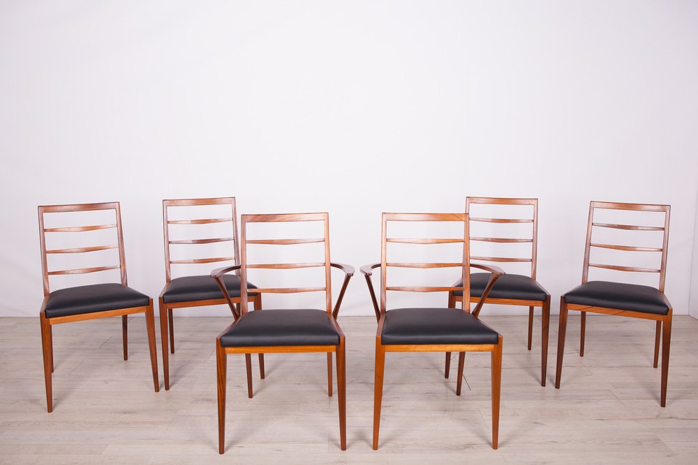 Mid-Century Dining Chairs from McIntosh, 1960s, Set of 6