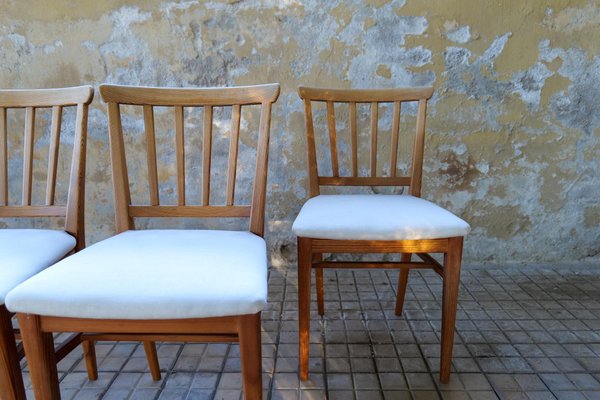 Mid-Century Dining Chairs in Pine by Carl Malmsten, Sweden, 1940s, Set of 4-UYK-1016968