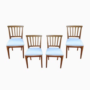 Mid-Century Dining Chairs in Pine by Carl Malmsten, Sweden, 1940s, Set of 4-UYK-1016968