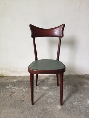 Mid-Century Dining Chairs in the Style of Ico Parisi, Set of 6-GGK-654086