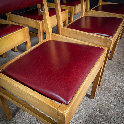 Mid-Century Dining Room Chair in Skai Leather, 1950s-IA-1741928