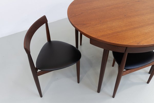 Mid-Century Dining Set by Hans Olsen for Frem Røjle, 1960s, Set of 5-WIX-2018165