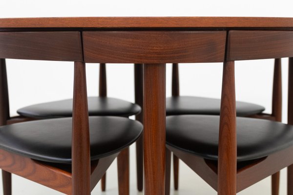 Mid-Century Dining Set by Hans Olsen for Frem Røjle, 1960s, Set of 5-WIX-2018165