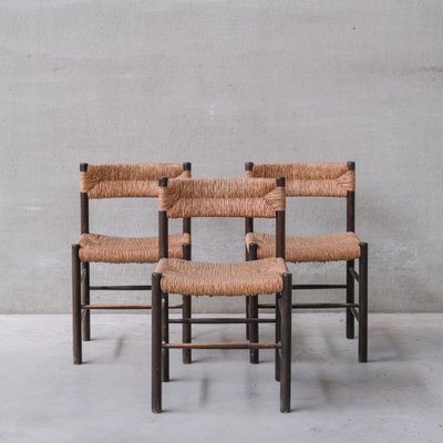 Mid-Century Dordogne Dining Chairs attribted to Charlotte Perriand, Set of 3-JRP-1755149