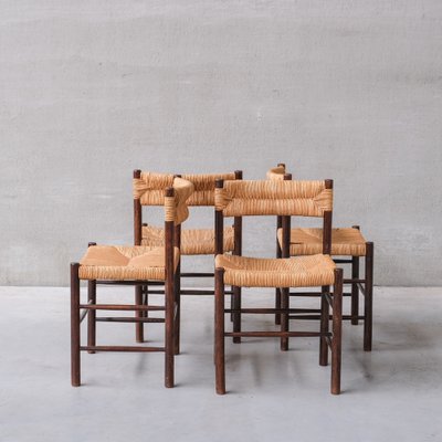 Mid-Century Dordogne Dining Chairs attributed to Charlotte Perriand, Set of 4-JRP-1755104